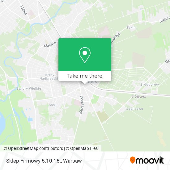 Sklep Firmowy 5.10.15. map