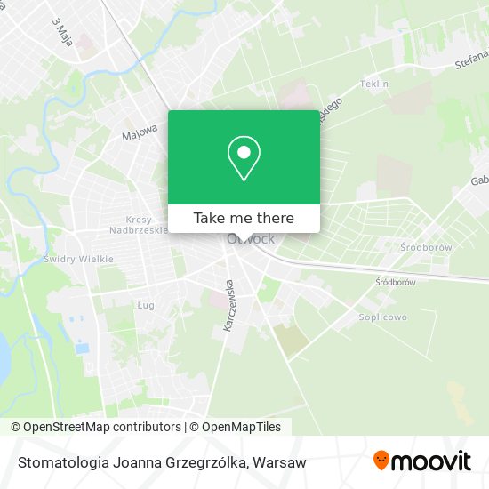 Stomatologia Joanna Grzegrzólka map