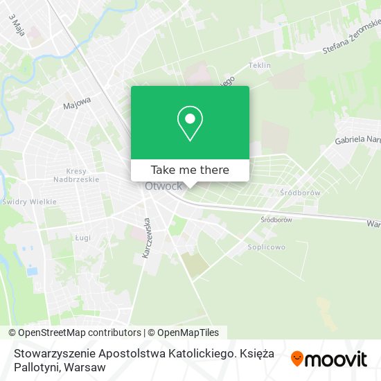 Stowarzyszenie Apostolstwa Katolickiego. Księża Pallotyni map