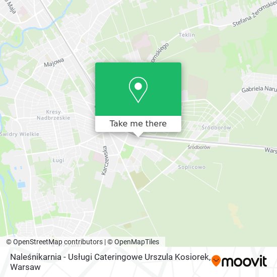 Naleśnikarnia - Usługi Cateringowe Urszula Kosiorek map