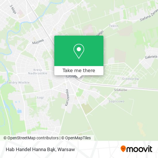 Hab Handel Hanna Bąk map