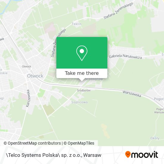 \Telco Systems Polska\ sp. z o.o. map