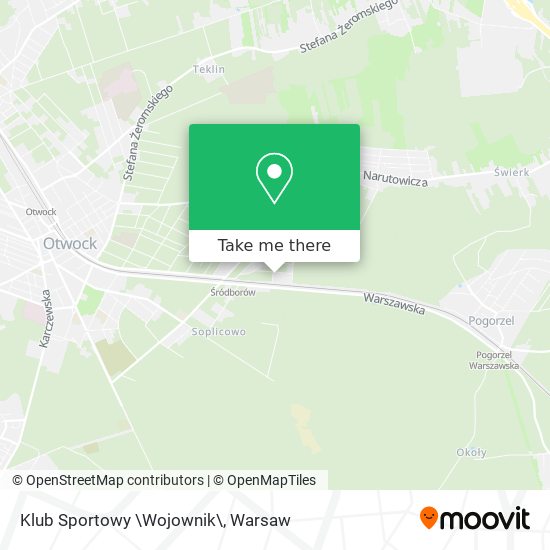 Klub Sportowy \Wojownik\ map