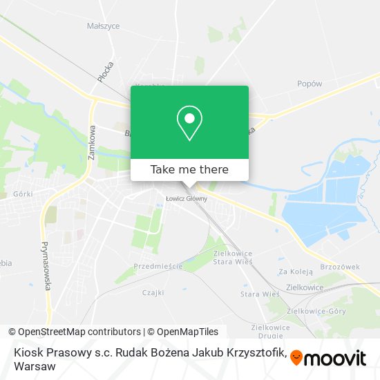 Kiosk Prasowy s.c. Rudak Bożena Jakub Krzysztofik map