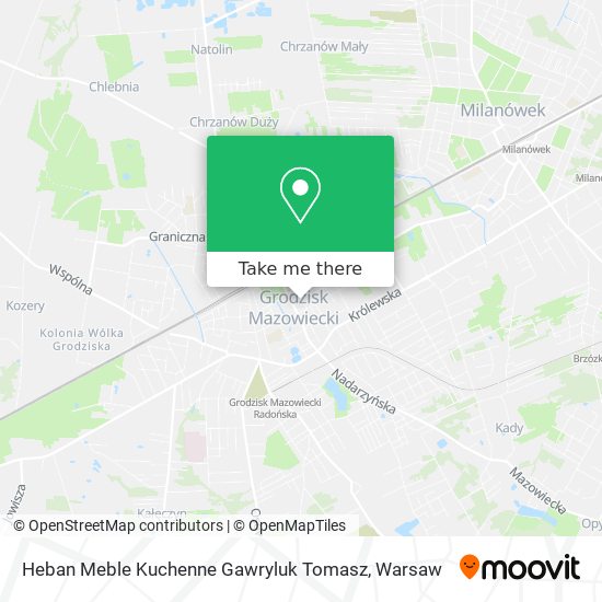 Heban Meble Kuchenne Gawryluk Tomasz map