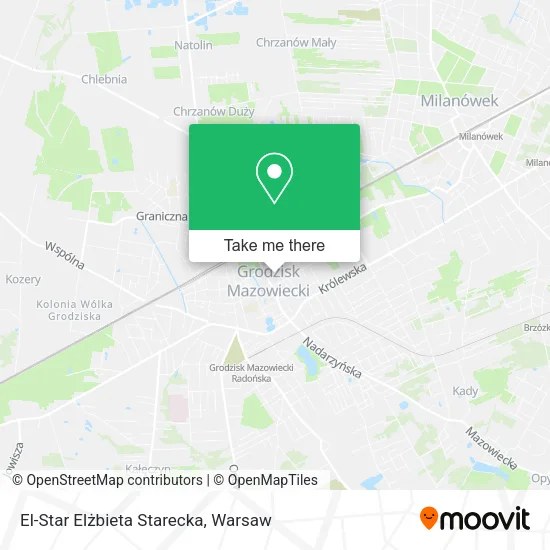 El-Star Elżbieta Starecka map