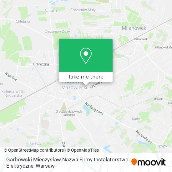 Garbowski Mieczysław Nazwa Firmy Instalatorstwo Elektryczne map