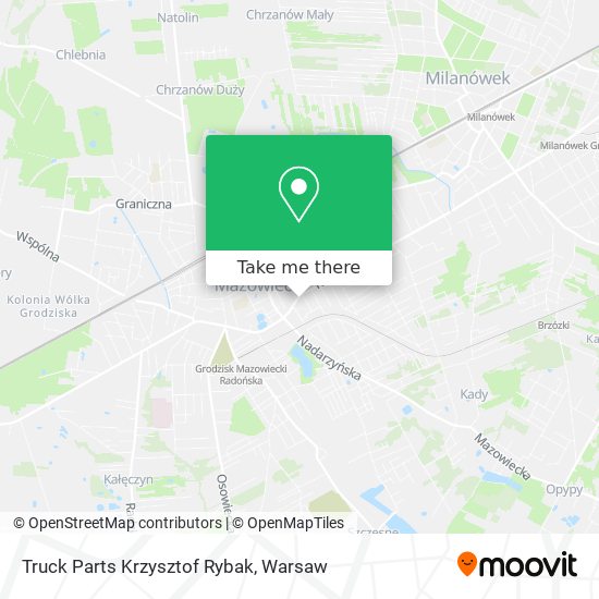 Truck Parts Krzysztof Rybak map