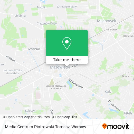 Media Centrum Piotrowski Tomasz map