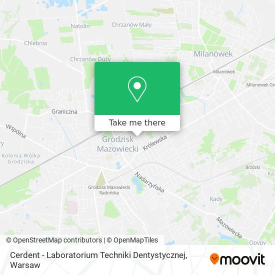 Cerdent - Laboratorium Techniki Dentystycznej map