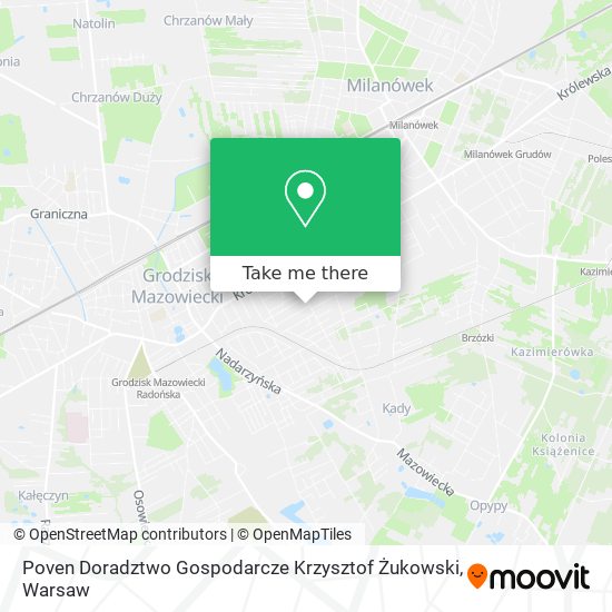 Poven Doradztwo Gospodarcze Krzysztof Żukowski map