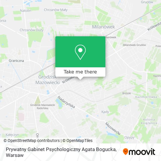 Карта Prywatny Gabinet Psychologiczny Agata Bogucka