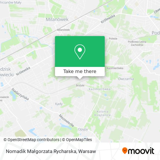 Nomadik Małgorzata Rycharska map