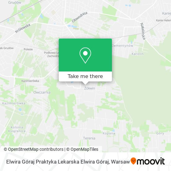 Elwira Góraj Praktyka Lekarska Elwira Góraj map