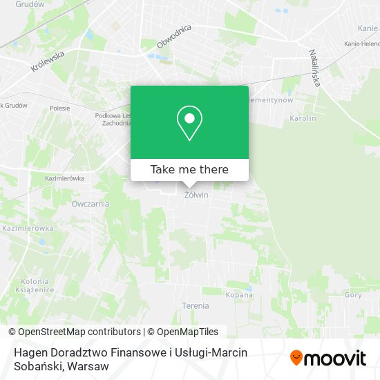 Hagen Doradztwo Finansowe i Usługi-Marcin Sobański map