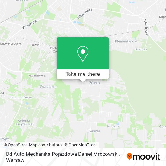 Dd Auto Mechanika Pojazdowa Daniel Mrozowski map