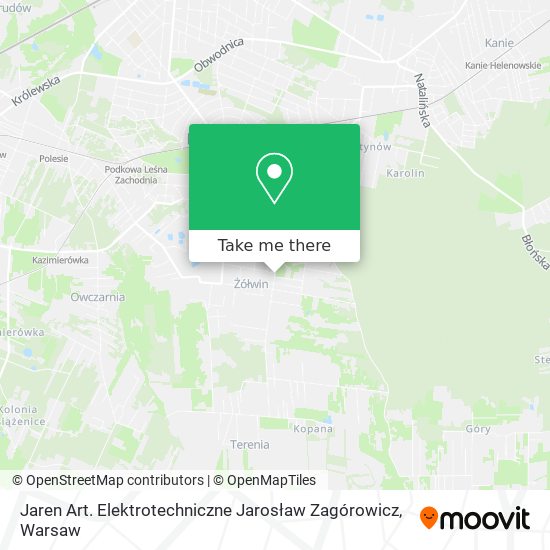 Jaren Art. Elektrotechniczne Jarosław Zagórowicz map