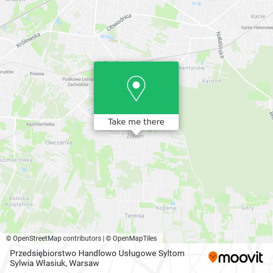 Przedsiębiorstwo Handlowo Usługowe Syltom Sylwia Własiuk map