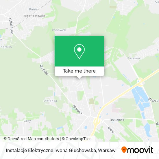 Instalacje Elektryczne Iwona Głuchowska map