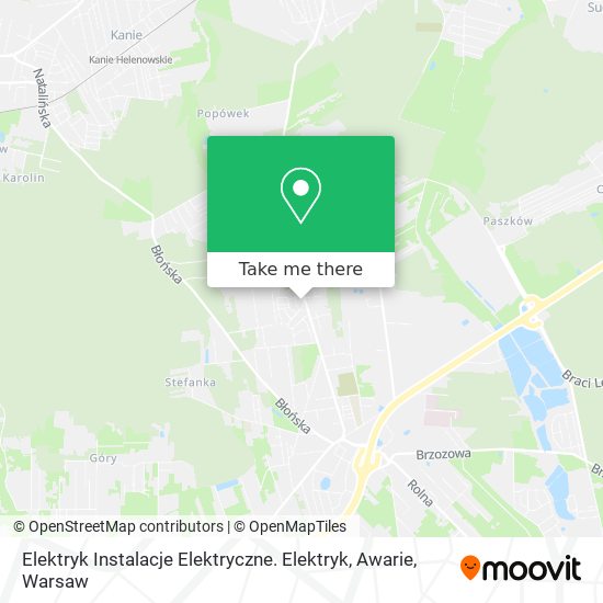 Карта Elektryk Instalacje Elektryczne. Elektryk, Awarie