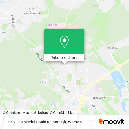 Chleb Powszedni Sonia Kalbarczyk map