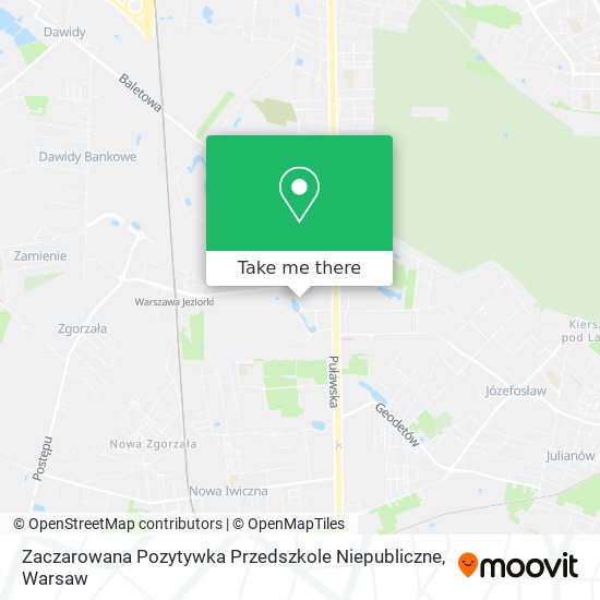 Zaczarowana Pozytywka Przedszkole Niepubliczne map