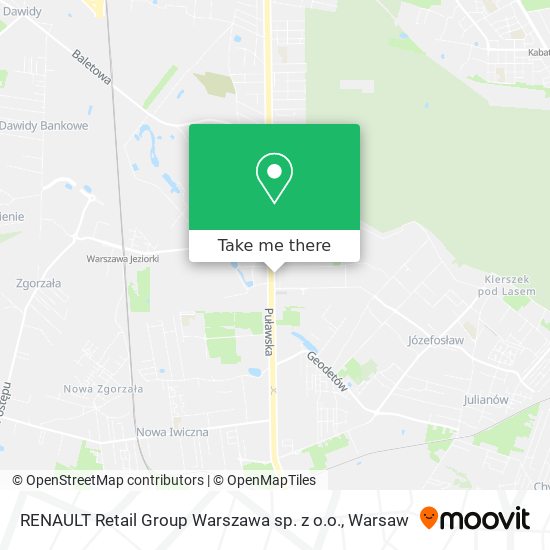 RENAULT Retail Group Warszawa sp. z o.o. map