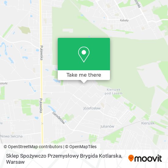 Sklep Spożywczo Przemysłowy Brygida Kotlarska map