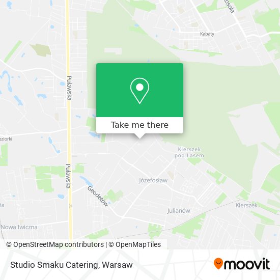 Studio Smaku Catering map