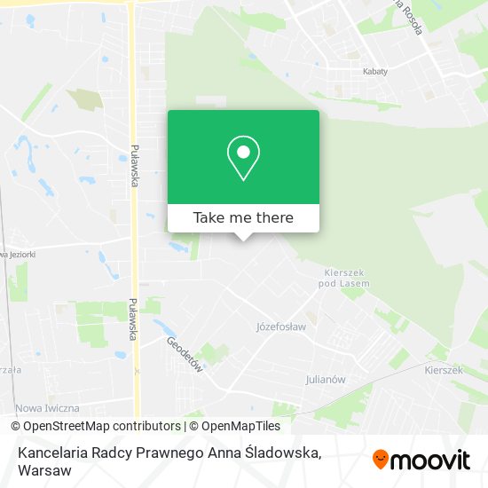 Kancelaria Radcy Prawnego Anna Śladowska map