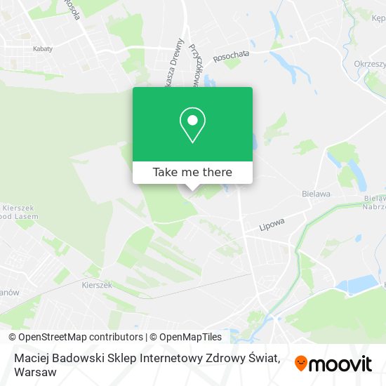 Maciej Badowski Sklep Internetowy Zdrowy Świat map