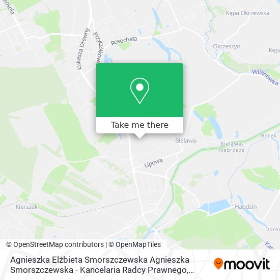 Agnieszka Elżbieta Smorszczewska Agnieszka Smorszczewska - Kancelaria Radcy Prawnego map