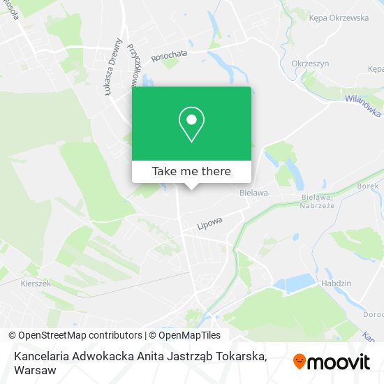 Kancelaria Adwokacka Anita Jastrząb Tokarska map