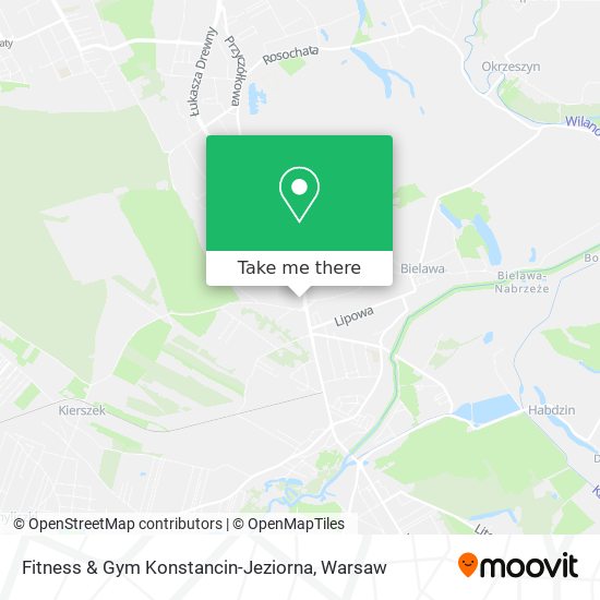 Fitness & Gym Konstancin-Jeziorna map