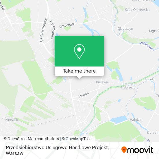 Przedsiebiorstwo Uslugowo Handlowe Projekt map