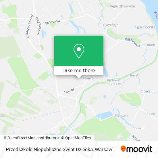 Przedszkole Niepubliczne Świat Dziecka map