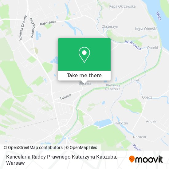 Kancelaria Radcy Prawnego Katarzyna Kaszuba map