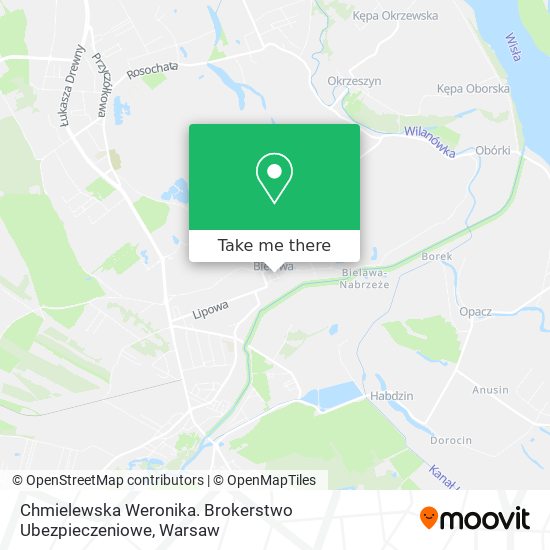 Chmielewska Weronika. Brokerstwo Ubezpieczeniowe map