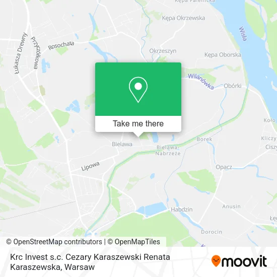 Карта Krc Invest s.c. Cezary Karaszewski Renata Karaszewska