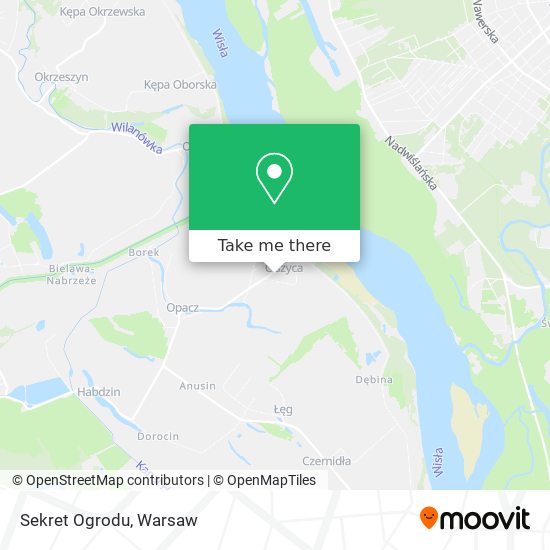 Sekret Ogrodu map