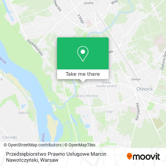 Przedsiębiorstwo Prawno Usługowe Marcin Nawotczyński map