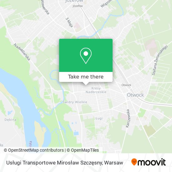 Usługi Transportowe Mirosław Szczęsny map