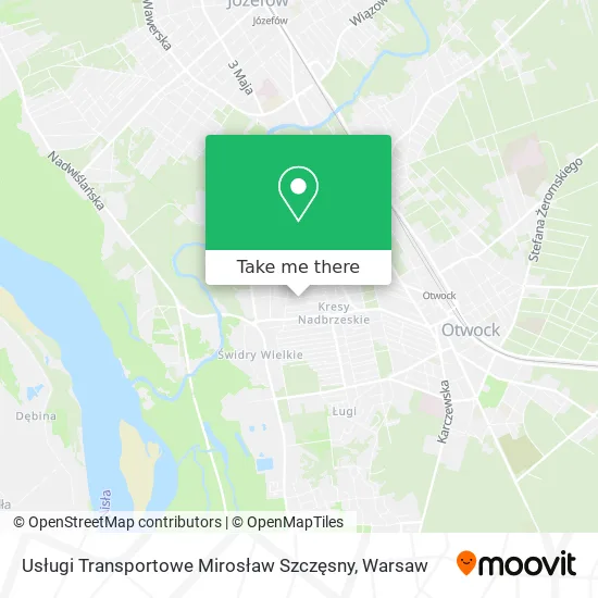 Usługi Transportowe Mirosław Szczęsny map
