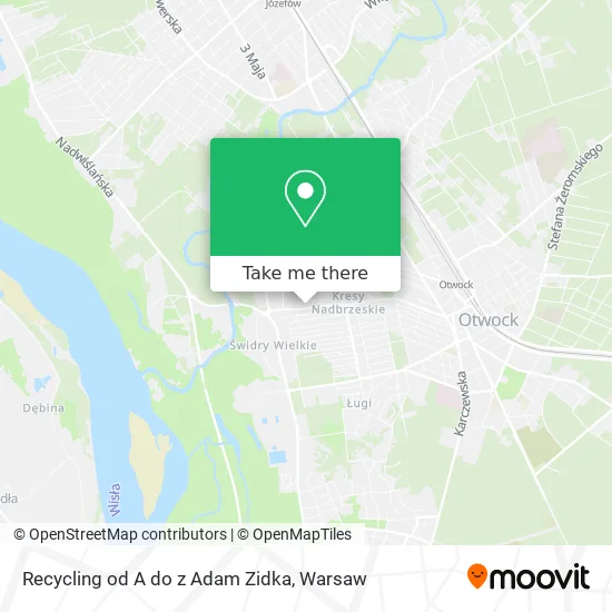Recycling od A do z Adam Zidka map