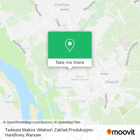 Tadeusz Makos \Makos\ Zakład Produkcyjno-Handlowy map