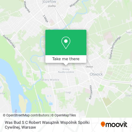 Was Bud S C Robert Wasążnik Wspólnik Spółki Cywilnej map