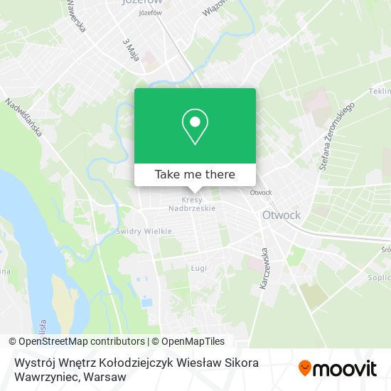 Wystrój Wnętrz Kołodziejczyk Wiesław Sikora Wawrzyniec map