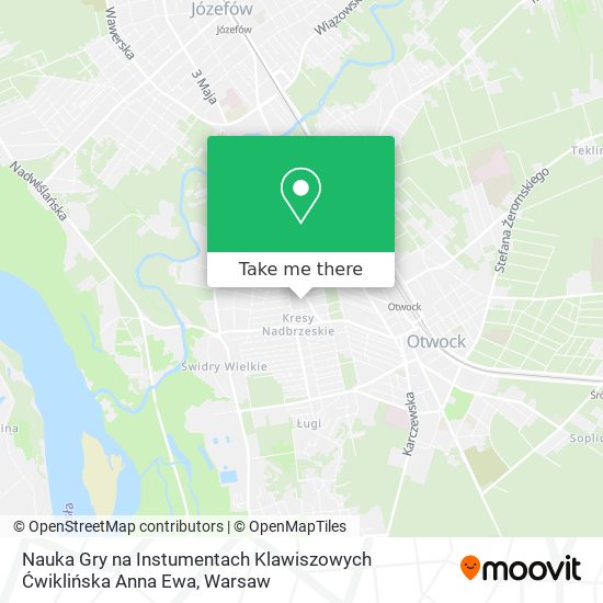 Nauka Gry na Instumentach Klawiszowych Ćwiklińska Anna Ewa map