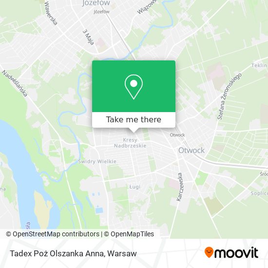 Tadex Poż Olszanka Anna map