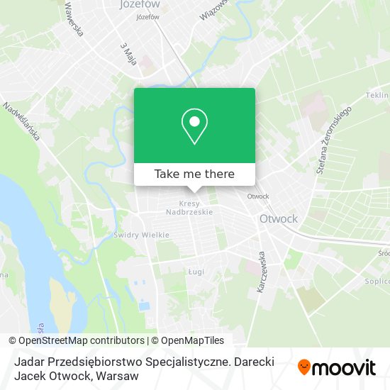 Jadar Przedsiębiorstwo Specjalistyczne. Darecki Jacek Otwock map